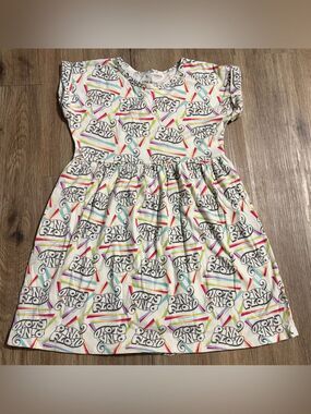 Pink Floyd - Short Sleeve Skater Dress - Size Medium 7/8